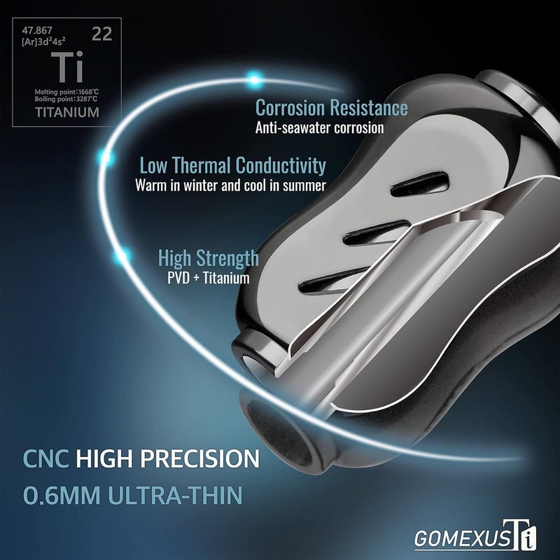 GOMEXUS GOEMXUS Titanium Knob Compatible for Shimano Stradic Vanford Curado SLX Daiwa Fuego Tatula Reel Knob 22mm - Image 3